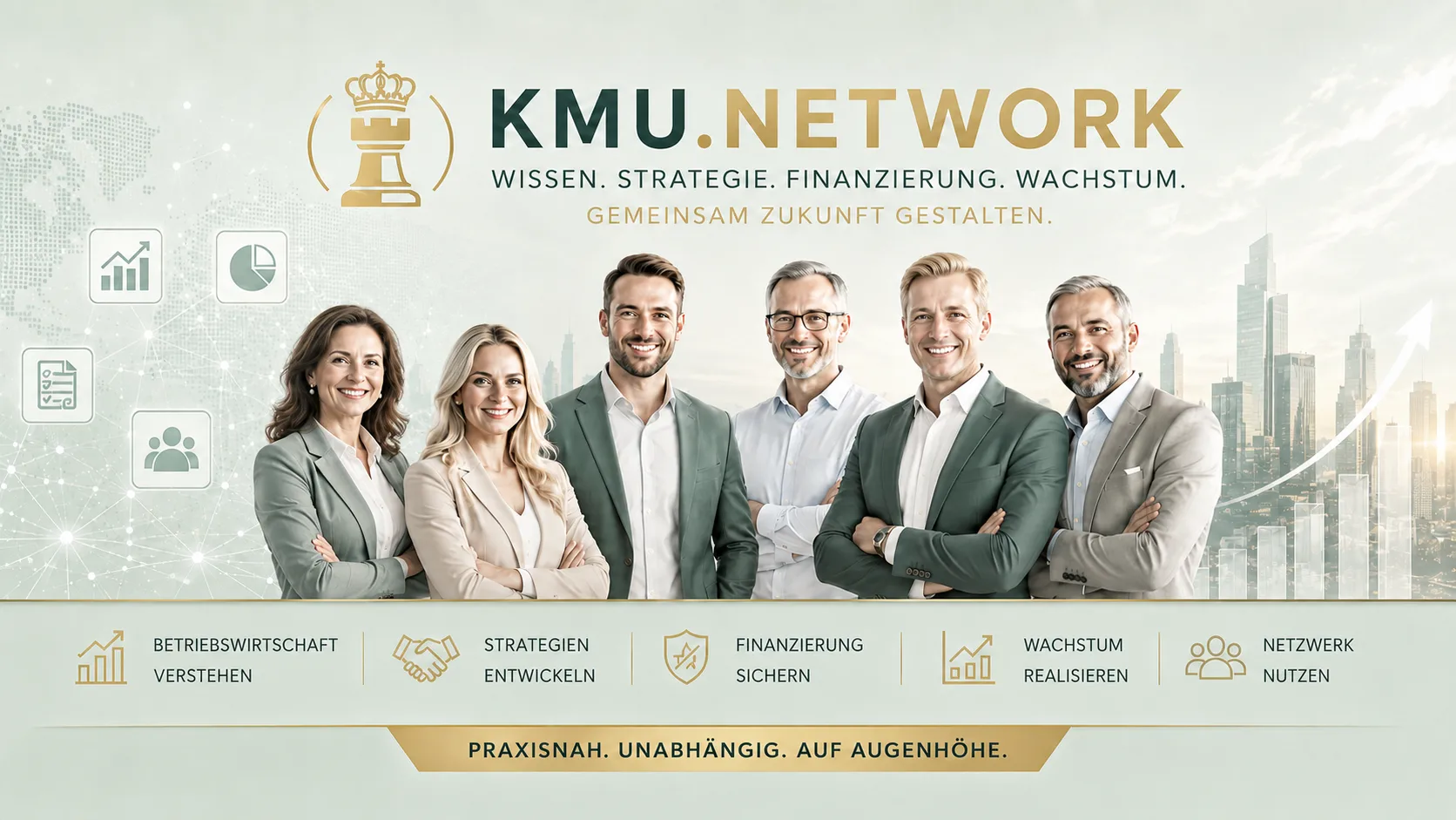 KMU.NETWORK Produktwelt und Kampagnen-CTA