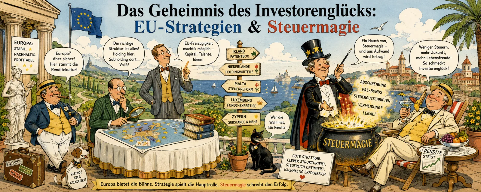 Das Geheimnis des Investorenglücks: EU-Strategien und Steuermagie